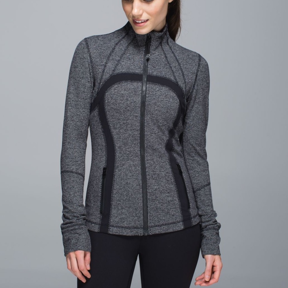 Lululemon Define Gray Marl Hooded Jacket M